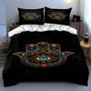 Mandala Hand Motif. Bedding Duvet Cover Sets Duvet Covers Pillowcases Gifts (1 * Duvet Cover 2 * Pillowcases, Without Duvet Insert)