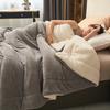Plush Thick Warm Winter Blanket Double Layer Milk Fleece Flannel Soft Bed Blankets for Sofa Single Couple Flurry Bedspread