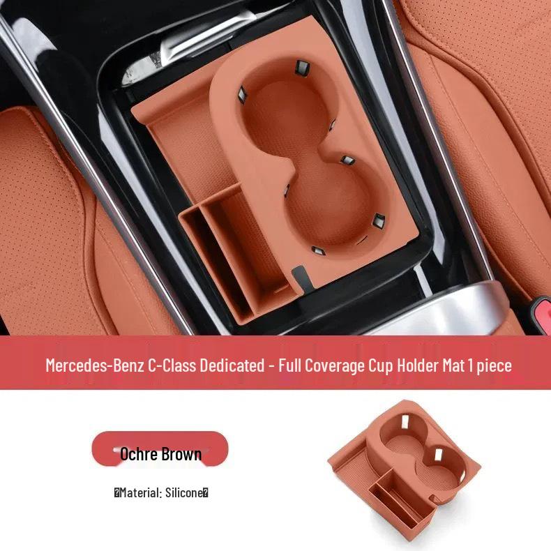 Mercedes-Benz C-Class GLC300L/C260L/C200L Center Console Silicone Anti-slip Mat Interior Accessory