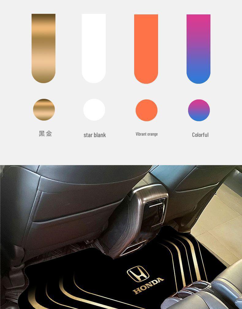 Golvmattor för mellan- och bakre raden för Honda Elysion & Odyssey för kommersiella fordon