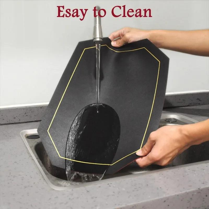 1/4pcs Faux Leather Placemats ,Waterproof,Oil-resistant, Heat-resistant, Anti-scald Dinner Bowl Mat, Kitchen Dining Table  Mats