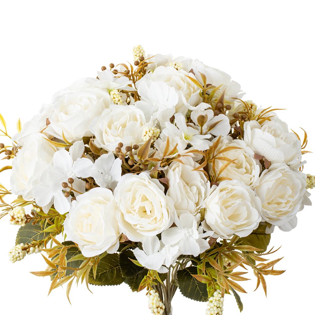 5/10PCS Silk Rose Artificial Flower Wedding bridal bouquet Home Room Festival Outdoor Yard garden bonsai Diy gift box Decoration