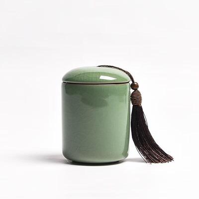 Celadon Ceramic Tea Canister
