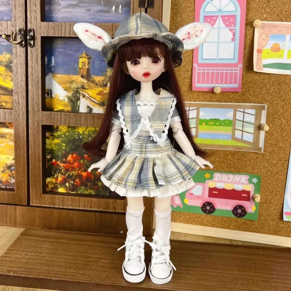 Haine Păpușă BJD 1/6 Păpușă 30cm Set Fustă Drăguț Haine Casual la Modă