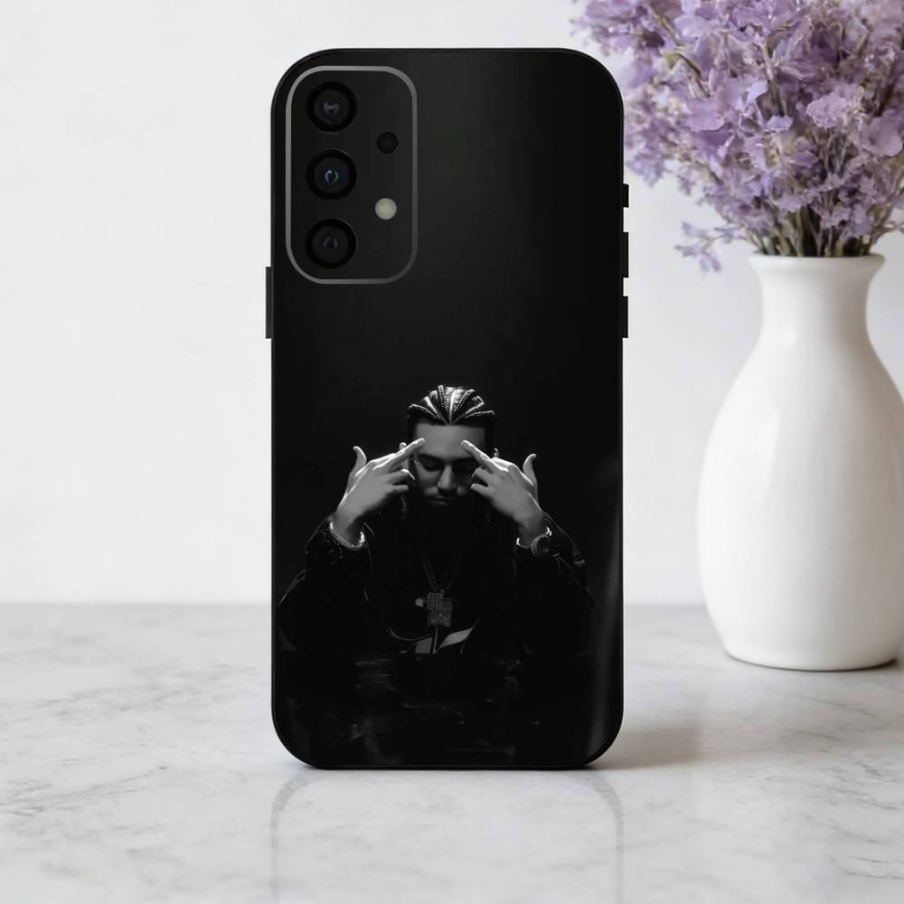Rapper H-HadesS 66S  Phone Case For Samsung Galaxy A73,A72,A71,A70,A53,A52,A51,Soft Silicone Black Cover