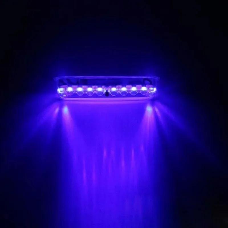 Solar LED Auto Anti-Heckkollisionslicht Antikollisionswarnung Verkabelungsfreies Licht Vibrationssensor Blinkendes Atemlicht