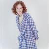 Sunday Lounge Women S Blue Water Check Robe Swjjagn0029