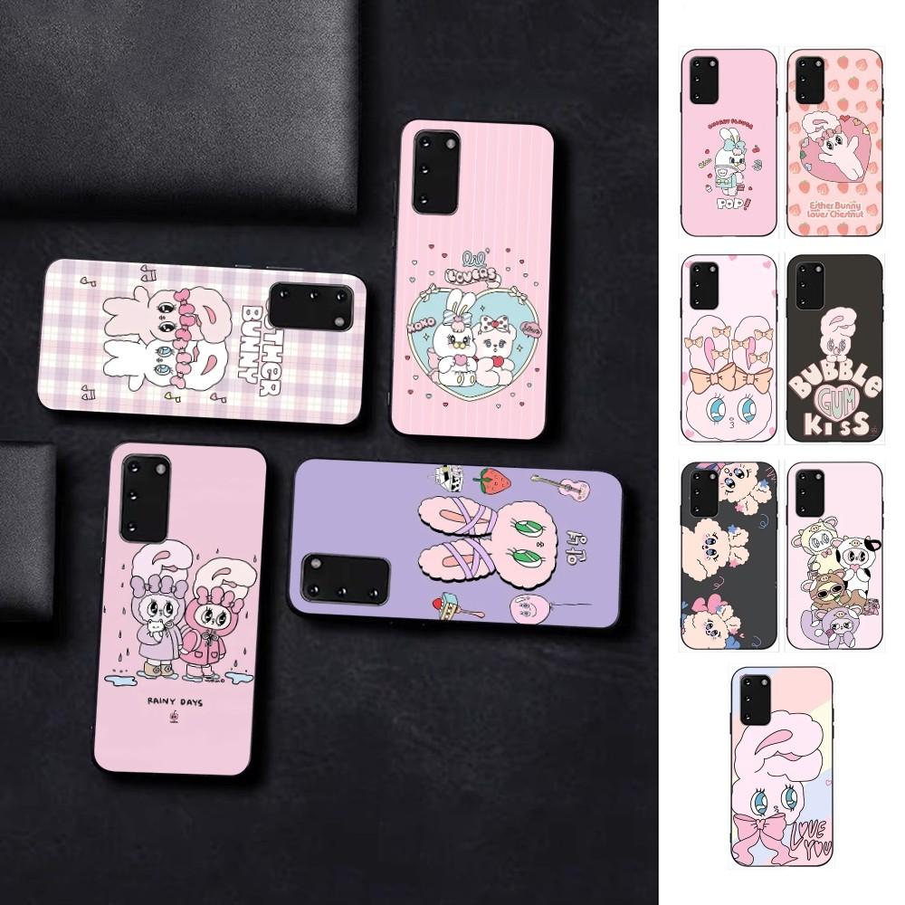 E-Esther B-Bunny Phone Case For Samsung S 9 10 20 21 22 23 30 23 24 plus lite Ultra FE S10lite Fundas