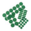 2Sheets Green Round Self Adhesive Pool Table Cloth Patch Repair Sticker Snooker Mending Patch Billiard Table Stickers Kit