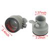 For Above Ground Pool Hose Adapter Set with Plunger Valves Designed for Seamless Integration with Sand Filter Pumps
