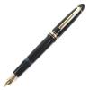 Very Good MONTBLANC Fountain Pen Meisterstück 146 White Star Black Gold 14K Mens Used