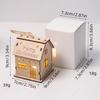 Christmas Luminous Wooden Cabin Ornament - Small House Tree Decoration