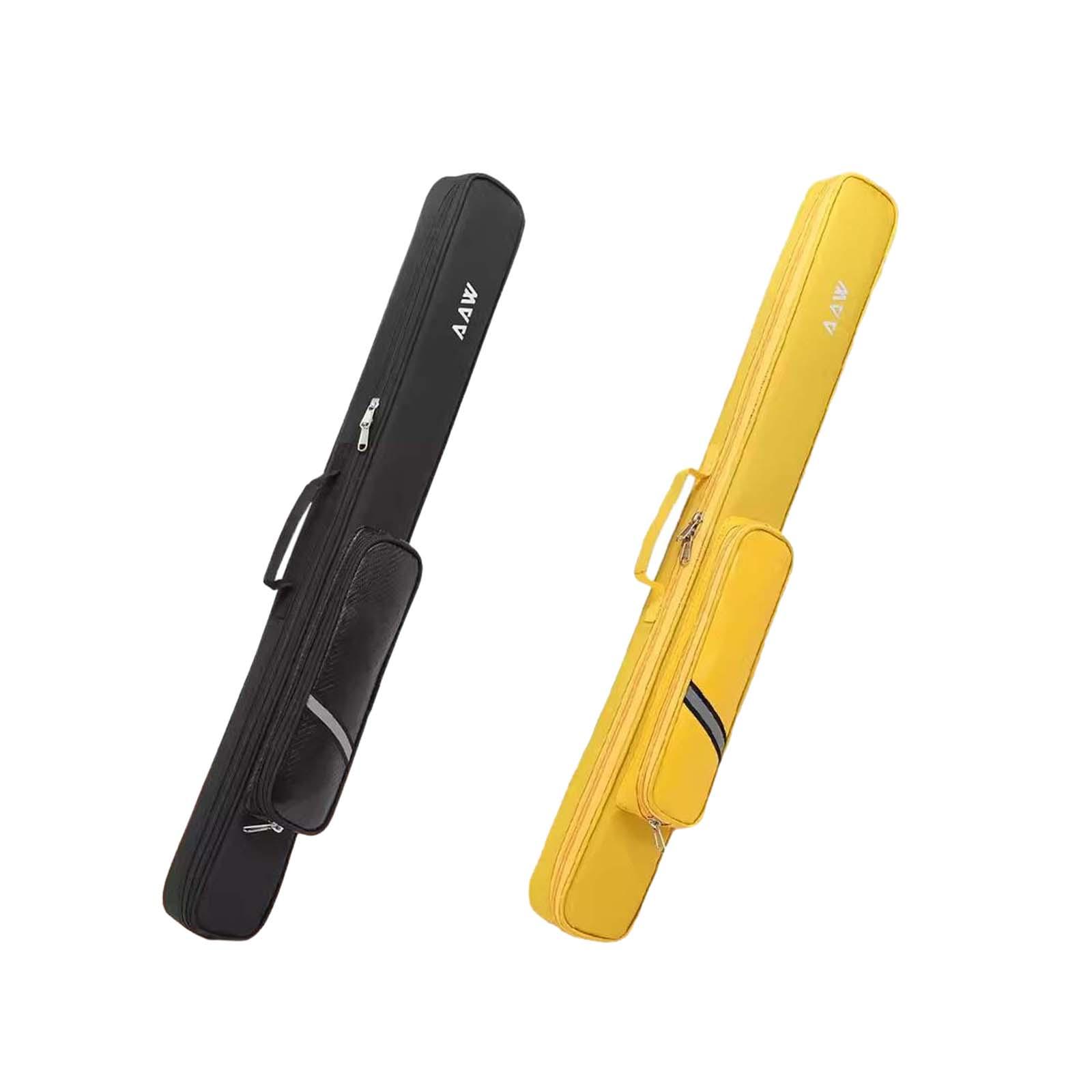 Billiard Pool Stick Case 3/4 Snooker Billiard Stick Rod Bag Carrying Bag Billiard Stick Storage Bag for Snooker Club Accessory giallo