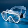 Nose Cover Swim Facepiece AntiFog Snorkel Water Secure Reinforced Glass Goggles