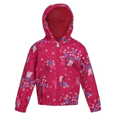 Childrens/Kids Peppa Pig Flowers Waterproof Jacket