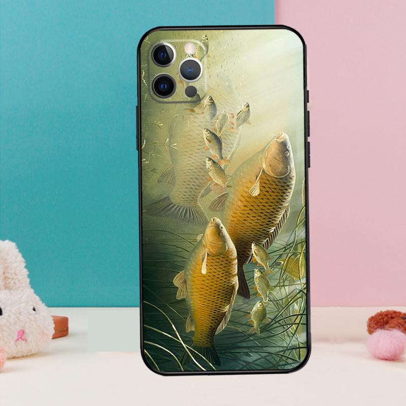 

Chub Carp Fish Phone Case For iPhone 17 Air 16 15 13 12 11 14 Pro Max 12 13 mini 15 16 Plus 16e Cover Coque iPhone 16 Pro