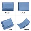 New PU Leather Leather Wallet Coin Purse Short Wallet Folding Mini Wallet with Cash Slot Simple Small Purse for Women