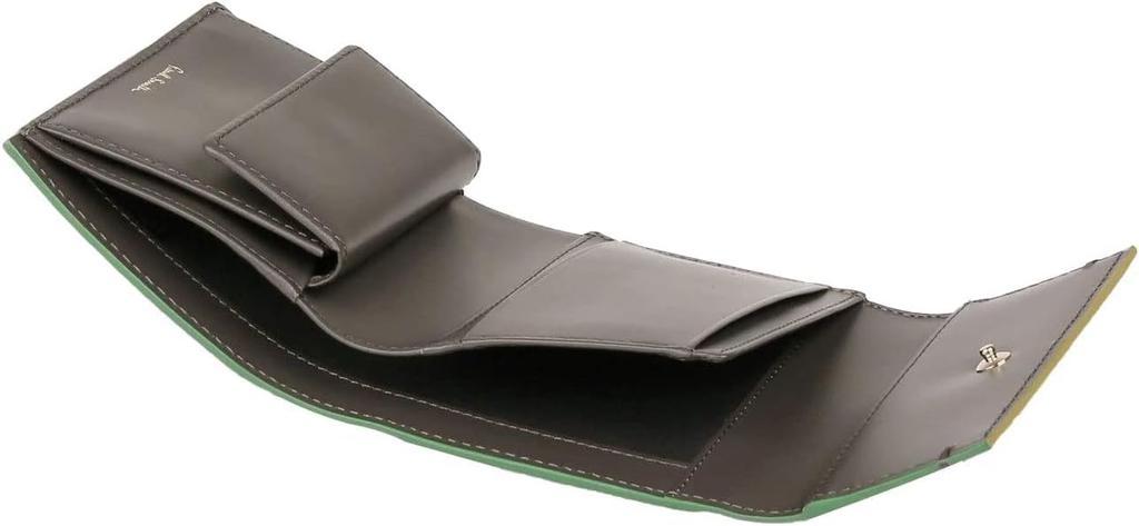 Paul Smith Colored Edge Black Men's Tri-fold Wallet,