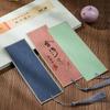 Message Card Gift DIY Reading Marker Bookmarkers with Tassels Calligraphy Paper Blank Bookmarker