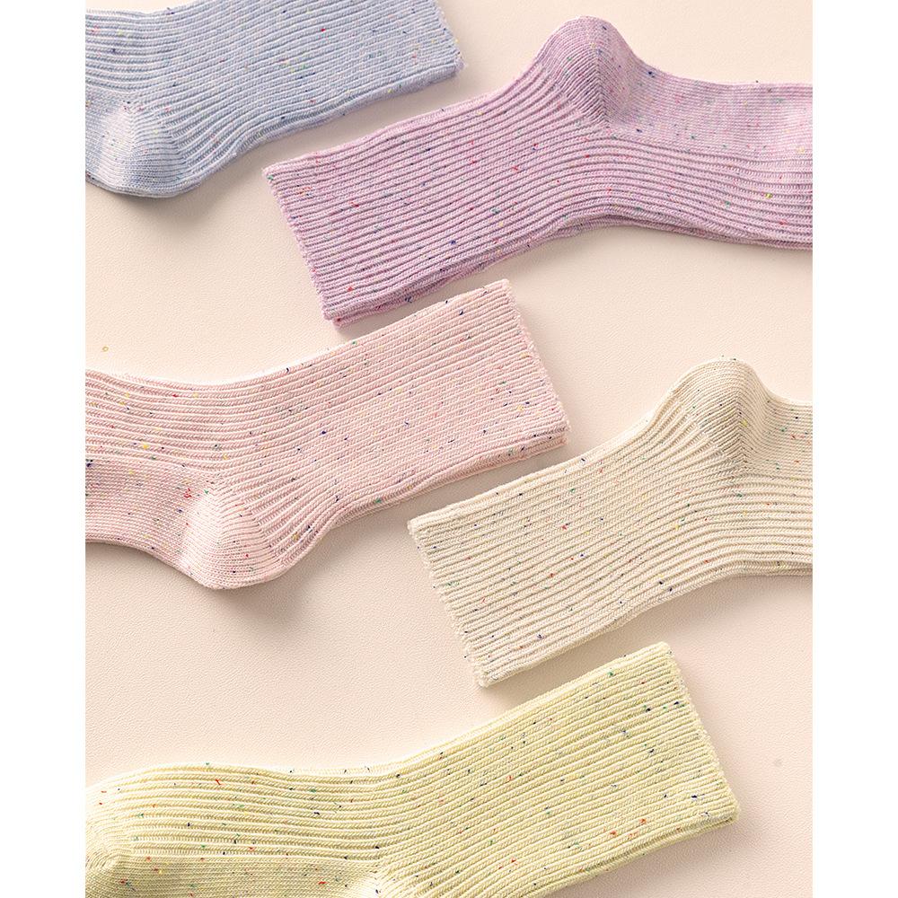 Female Spring and Autumn New Products Vertical College Wind Tube Stack Socks