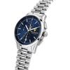 Maserati Sorpasso Chronograph Edelstahl Blaues Sonnenschliffzifferblatt Quarz R8873624004 100M Herrenuhr