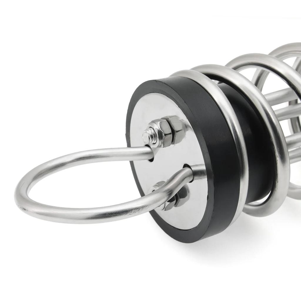 Stainless Steel Marine Springs Dock Line Mooring Spring Dock Mooring Springs Shock Absorbing Boat Mooring Springs Accessories