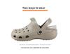 Men's and Women's Summer Garden Sandals - Solid Color Baotou Beach Shoes for Couples