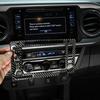 Soft Carbon Fiber GPS Navigation Screen Panel Trim Fits Toyota Tacoma 2016-21