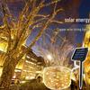 Outdoor Solar Copper Wire String Lights for Festivals and Parks