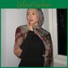 Cotton Scarf With Watercolor Tiedye Pattern For Casual Autumn Wear