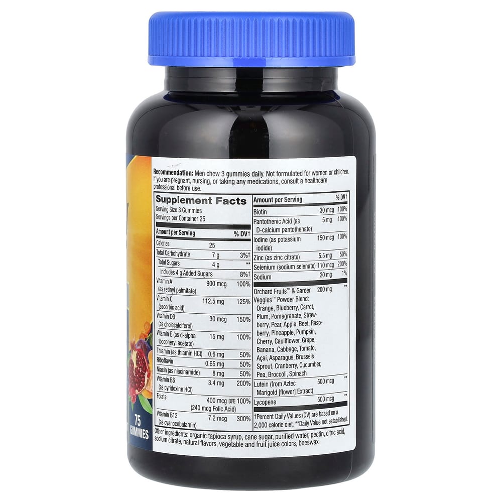 Nature's Way Alive Men's 50+ Multivitamin Gummy 75 Count