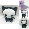 Cute Skeleton Cat Pillow Plush Soft And Cuddly Halloween Animal Toy