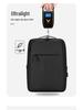 Cross-Border Business Laptop Backpack for Students - Simple, Solid Color Design