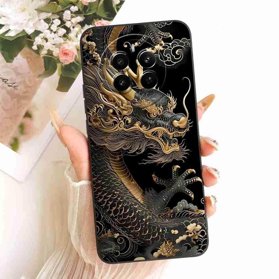 Für Realme 12 Pro 5G Hülle Bunte Blumen Rückseite Weiche Silikon Handyhülle Für Realme 12 Realme12 Pro RMX3842 Taschen Coque Capa