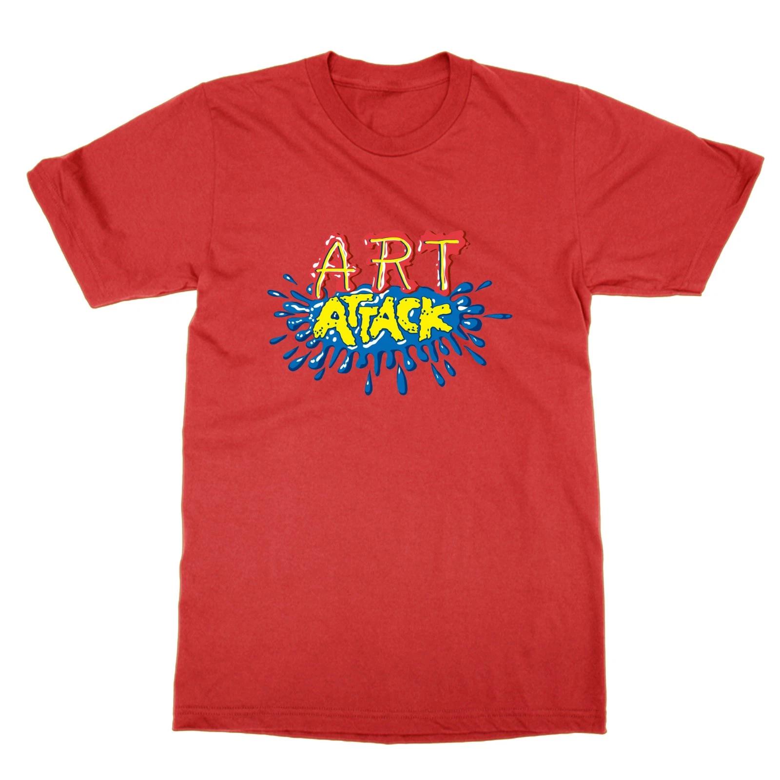Art Attack T Shirt Retro 90s Nostalgia TV Show M