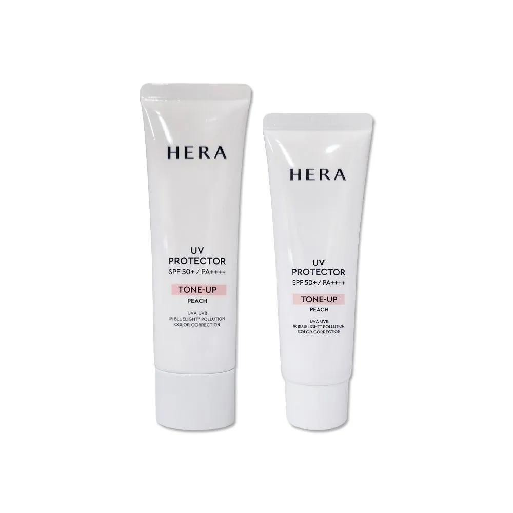 

Hera UV Protector Tone-Up Peach 50ml + 40ml Renewed Sunscreen