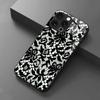 Black & White Floral Lace Glass phone case mobile phones for iphone 17 pro max cover for iPhone 17 16 15 14 13 12 11pm Pro Plus