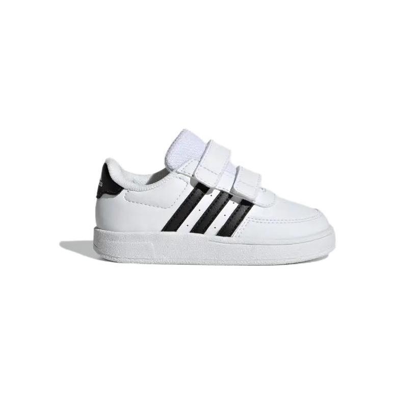 New Adidas Focus Breathein Breaknet 2.0 Cushioning, Wear Resistant Low Top Skateboard Shoes White Infant And Toddler HP8970