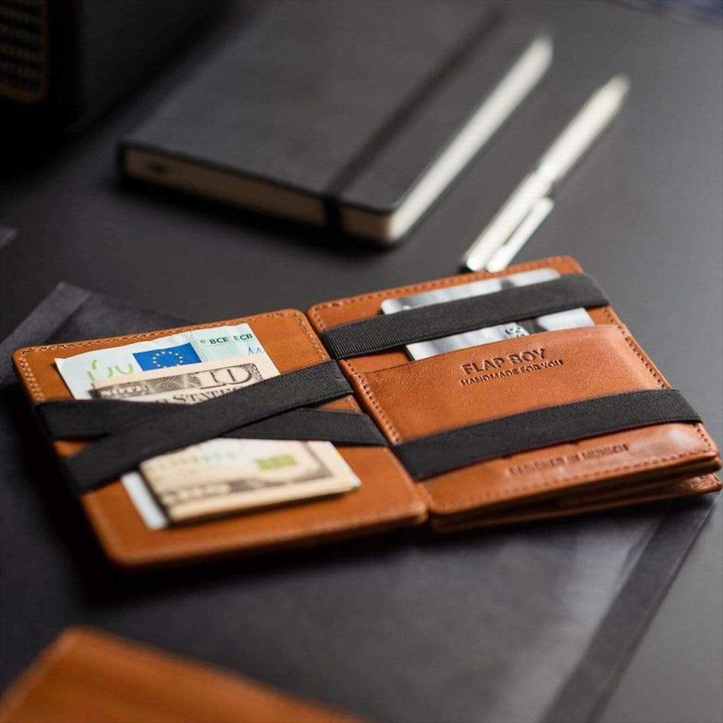 Carteira Compacta Jaimie Jacobs FLAP BOY [Importação Oficial] (Distribuição Exclusiva no Japão) (Marrom escuro)