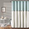 Shower Curtain, Linen Button Design, Chic Bathroom Decor ( 72" X 84")