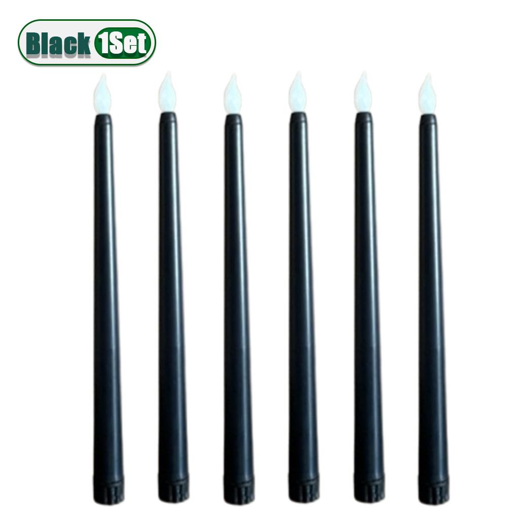 Elegant LED Flameless Candle with Slow Breathing Flicker Effect Ideal for Wedding Halloween Christmas Party Decor for Any Scene