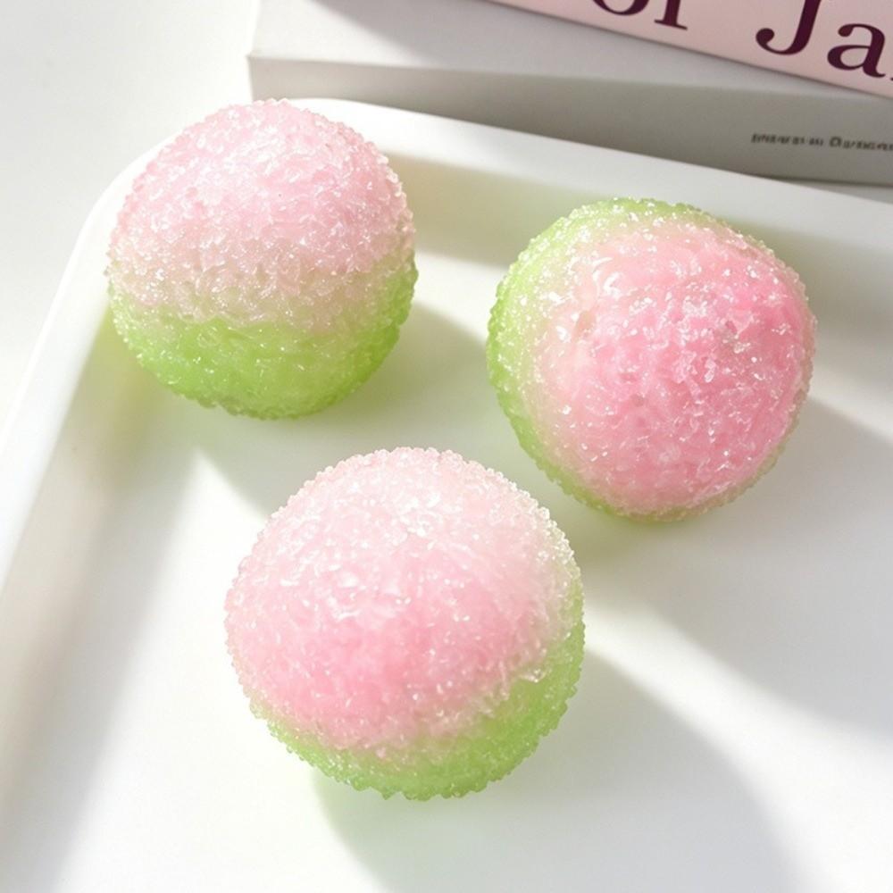 Slow Rebound Crispy Skin Ball Slow Rising Cracking Squishy Toy Moldable Squeeze Ball  Hand Exercise
