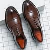 Trend Brogues Shoes Man Classic Wedding Formal Leather Shoes Men Social Casual Business Leather Shoes Office Men's Dress Shoes