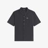 [Sharp] Seersucker Revere Collar Shirt - Anchor Grey Afpm2612471-297