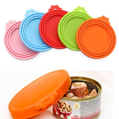 Food Storage Box Cover Pet Supplies Food Tin Cover Cans Cap Pet Can Covers Silicone Can Lid