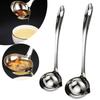Stainless Steel Colander Spoon Soup Colander Kitchen Soup Gravy Oil Soup Fat Separator Ladles Skimmer Spoon Soup Colander