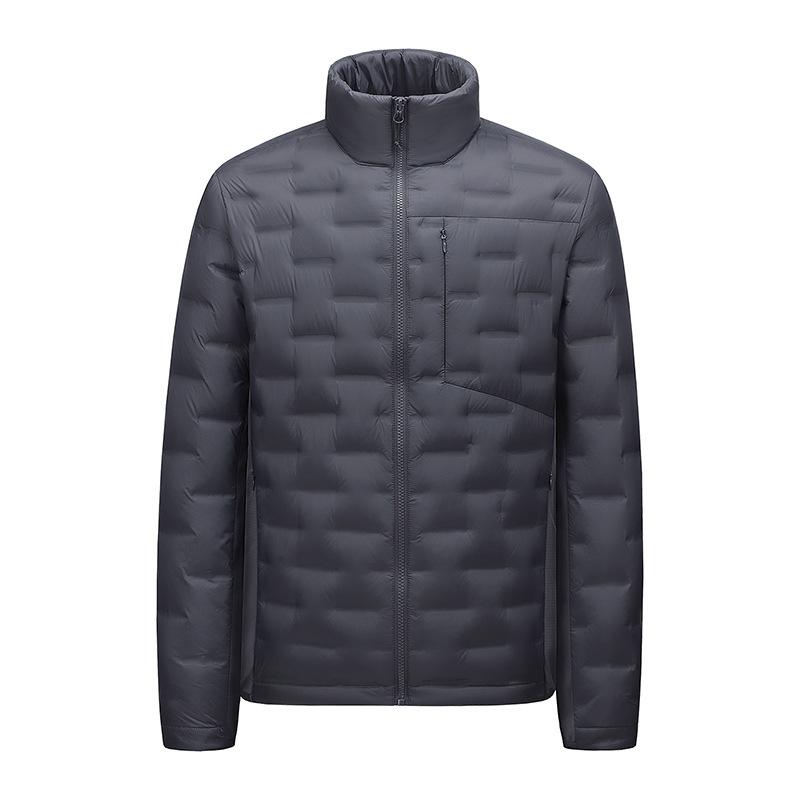 Light and thin down couple's outdoor sports to keep warm, light to carry, down jacket can be opened twice