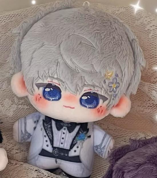 10cm Anime Love and Deepspace Plush Toys Sylus Rafayel Xavier Zayne Caleb Pendant Stuffed Doll Plushie Key chain Christmas Gifts