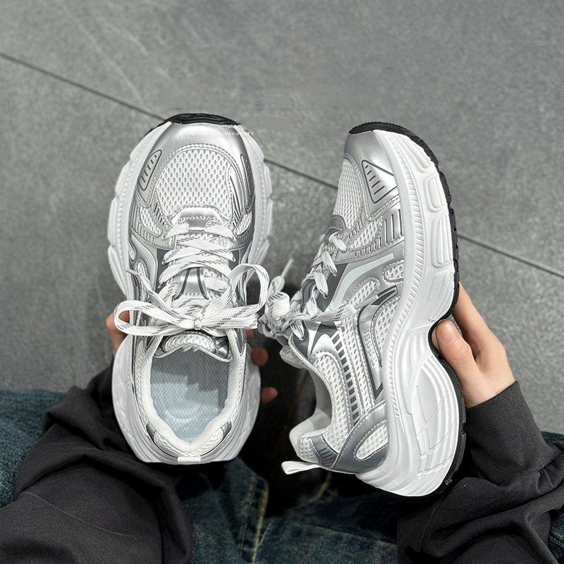 Veelzijdige casual sportschoenen met dikke zool en hoogteverhoging, lente en zomer nieuw, niche, comfortabel, Forrest Gump zachtzool damesschoenen