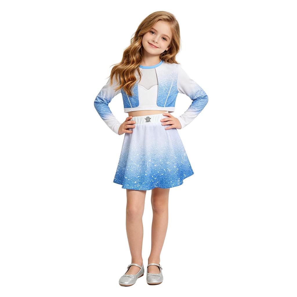Kids Halloween Stage Performance Costume for Boys Girls Role Play Dress Up Outfit